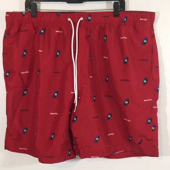 Nautica 8" Men’s J-CLASS SWIM TRUNK size 3XL - Picture 4 of 6